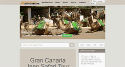 Desktop Screenshot of grancanariajeepsafari.com